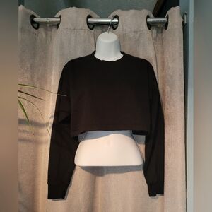 ⭐️Missguided + Black Boxy Cropped Hoodie⭐️